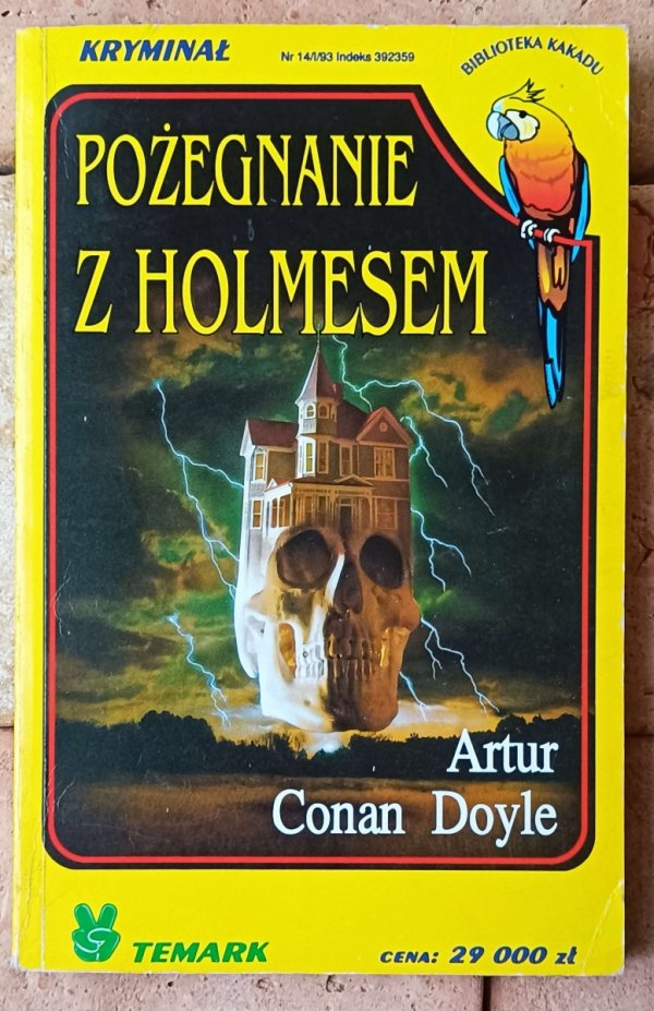 Arthur Conan Doyle  Pożegnanie Z Holmesem - okładka 