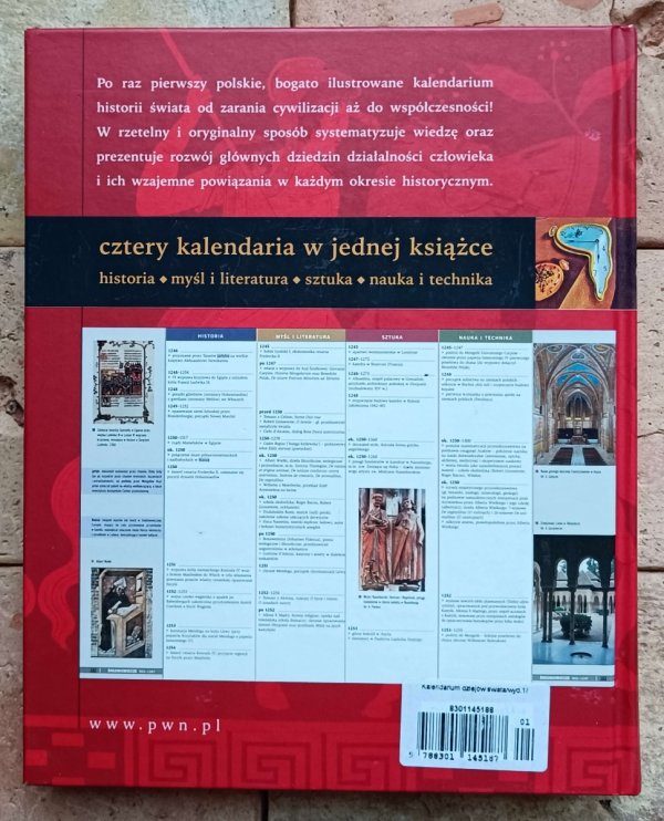 Kalendarium dziejów świata PWN - okładka