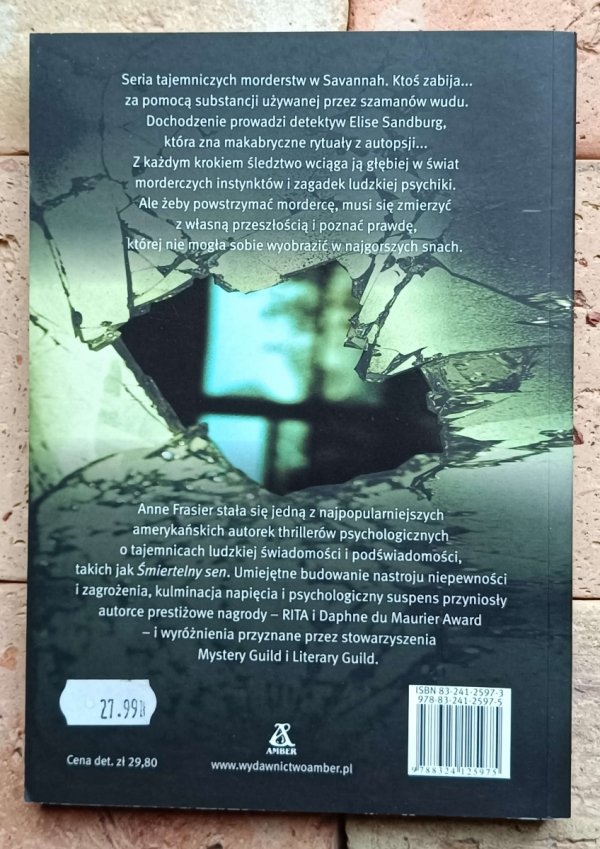 Anne Frasier - Zabawa w śmierć - okładka