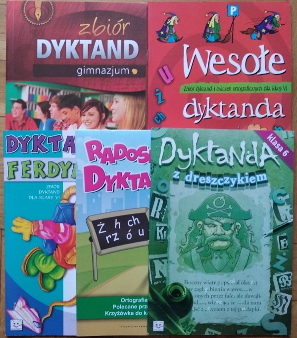 Dyktanda • 5 książek