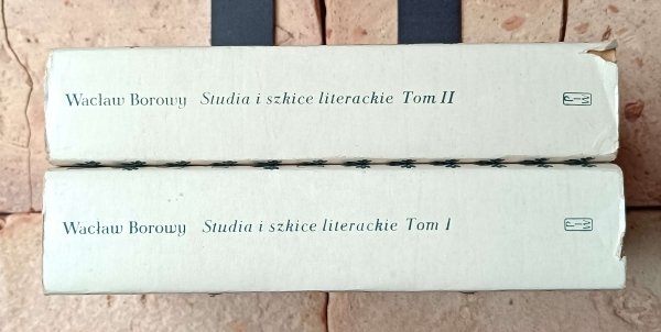 Wacław Borowy Studia i szkice literackie | komplet - okładka