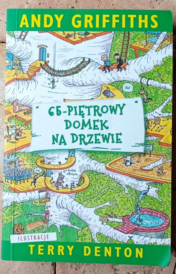 Andy Griffiths x3 - 52 - 65 - 91 piętrowy domek na drzewie - okładka