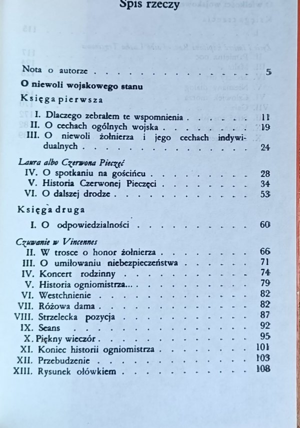 Alfred de Vigny - Wielkość i niewola wojskowego stanu