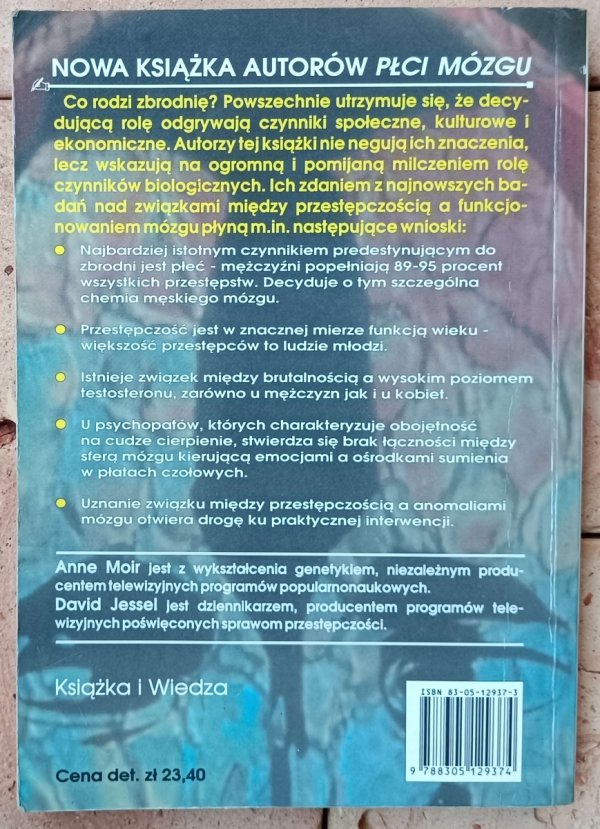 Anne Moir, David Jessel • Zbrodnia rodzi się w mózgu