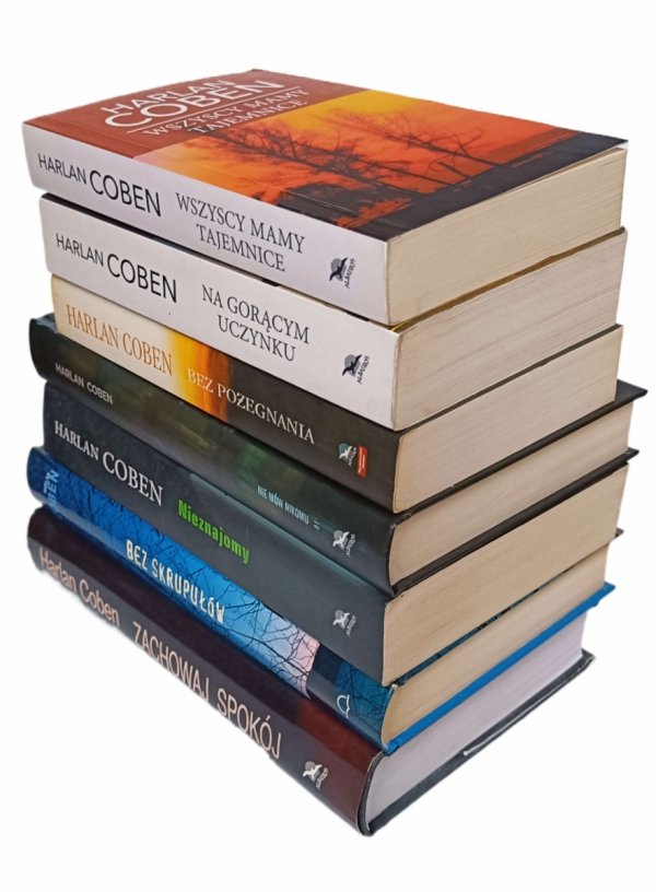 Harlan Coben x7 • Bez skrupułów - Nie mów nikomu - Zachowaj spokój i inne