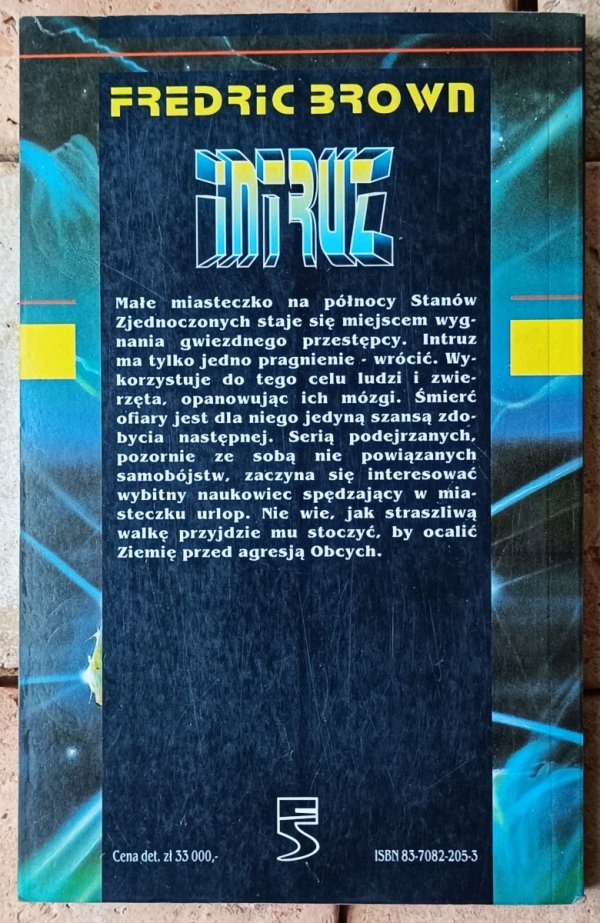 Fredric Brown  Intruz - okładka