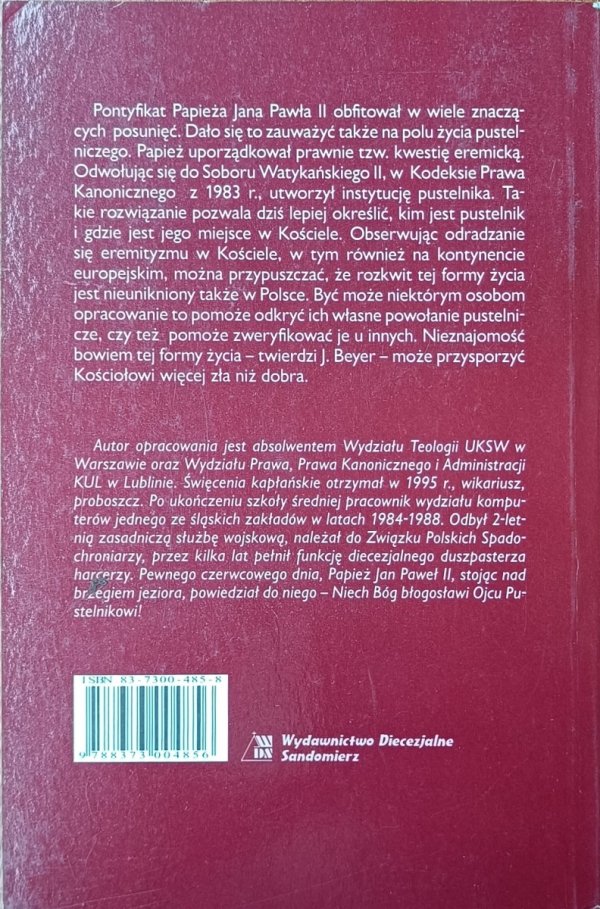 Ojciec Pustelnik • Pustelnik w Kościele rzymskokatolickim