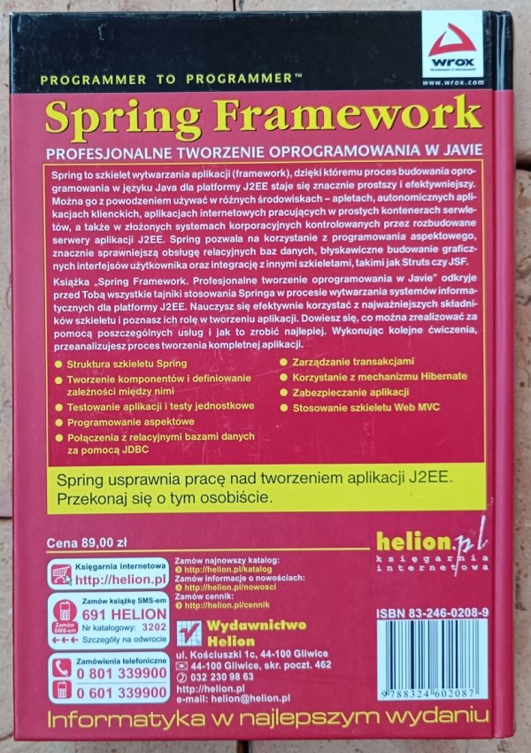 Rod Johnson • Spring Framework - profesjonalne tworzenie oprogramowania