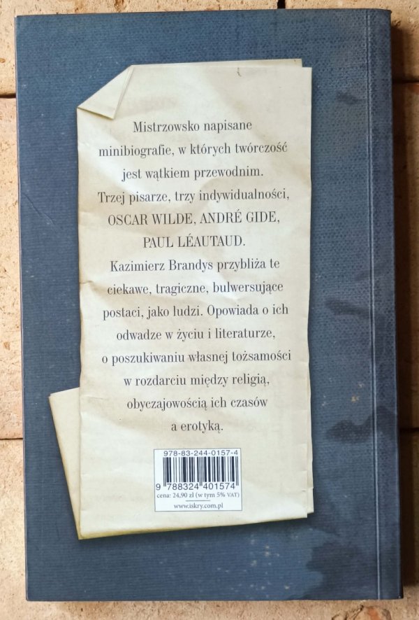 Kazimierz Brandys Charaktery i pisma - okładka