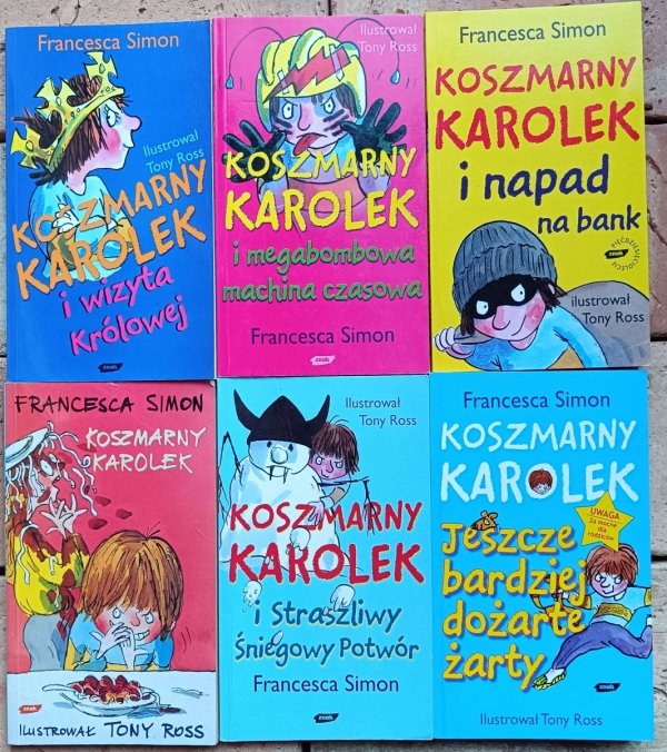 Francesca Simon - Koszmarny Karolek x6 - okładka