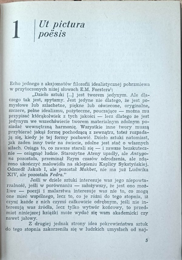 Mario Praz • MNEMOSYNE. Rzecz o powinowactwie literatury i sztuk plastycznych - fragment