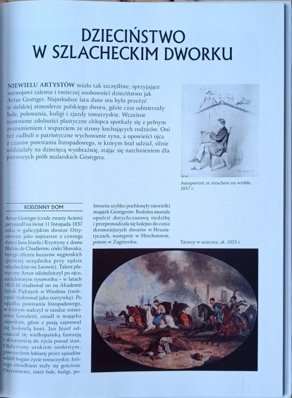 Artur Grottger [Wielka kolekcja sławnych malarzy] - ilustracja