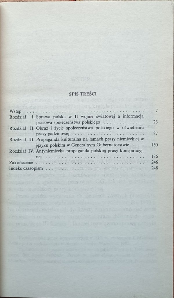 Ewa Cytowska • Szkice z dziejów prasy pod okupacją niemiecką 1939-1945 - okładka