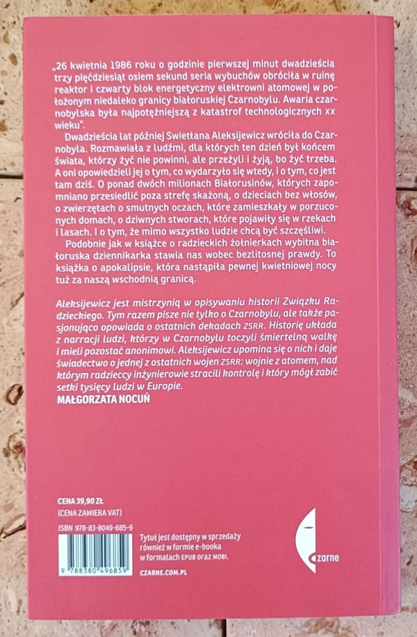 Swietłana Aleksijewicz - Czarnobylska modlitwa. Kronika przyszłości - okładka