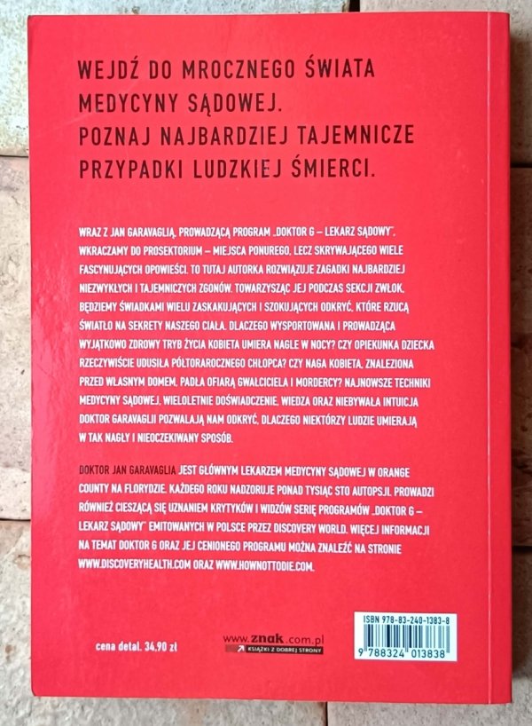 Jan Garavaglia • Jak nie umrzeć. Radzi patolog sądowy - okładka