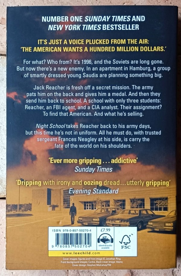 Lee Child Night School - okładka