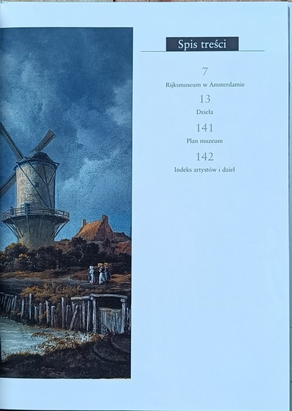 Muzea Świata - Rijksmuseum. Amsterdam - spis treści