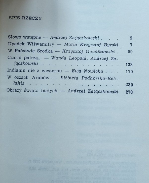 Andrzej Zajączkowski • Obrazy świata białych