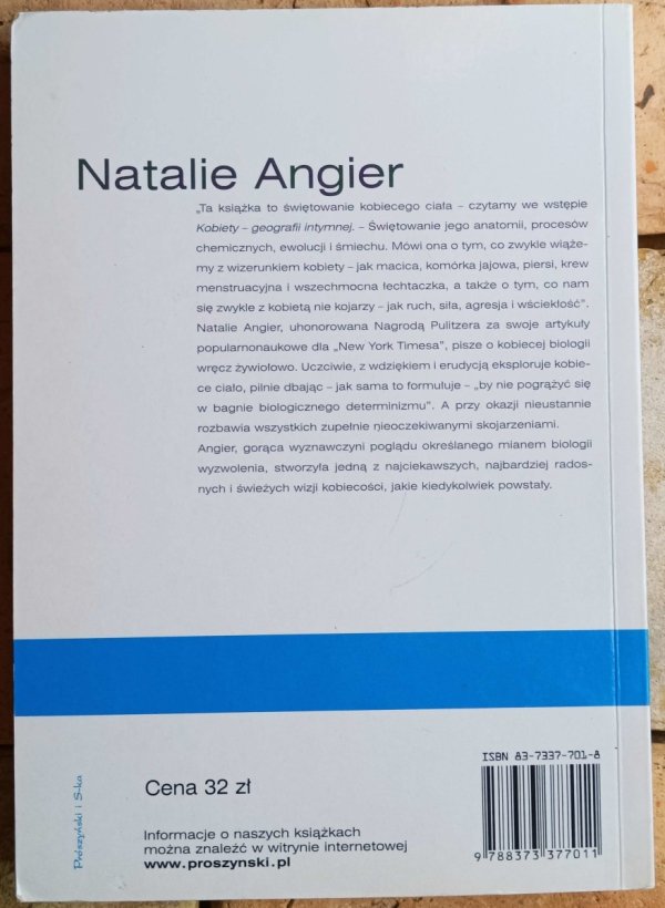 Natalie Angier • Kobieta - Geografia intymna - okładka
