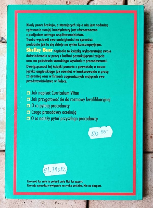 Shelley Burt Jak zdobyć pracę - okładka