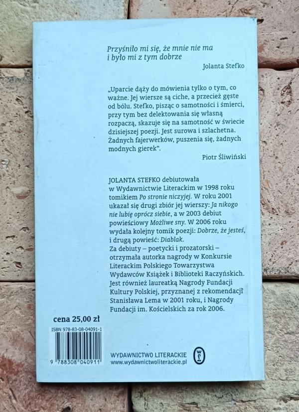 Jolanta Stefko - Przyjemne nieistnienie