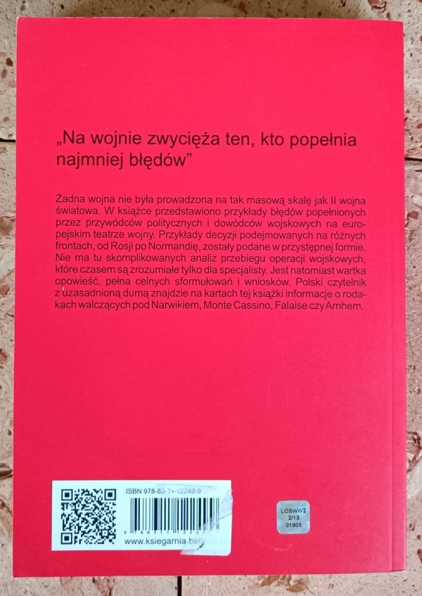 Bill Fawcett -  Jak przegrać II wojnę światową - okładka