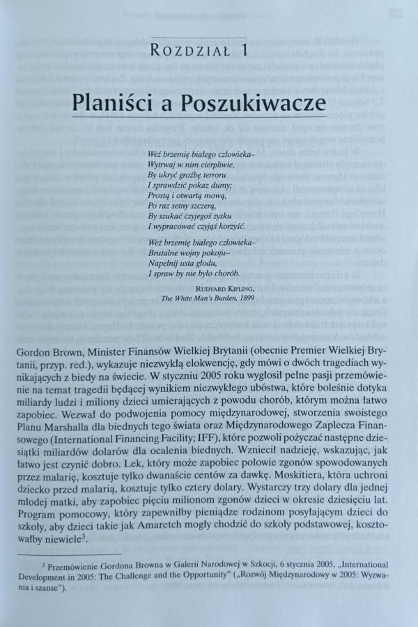 William Easterly • Brzemię białego człowieka fragment książki