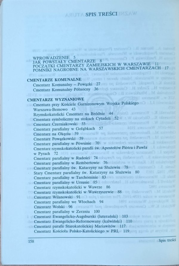 Karol Mórawski  Przewodnik historyczny po cmentarzach warszawskich - okładka