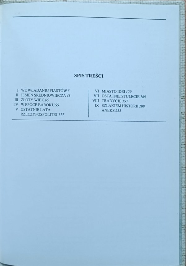 Michał Rożek • Kraków | A to Polska właśnie - spis treści