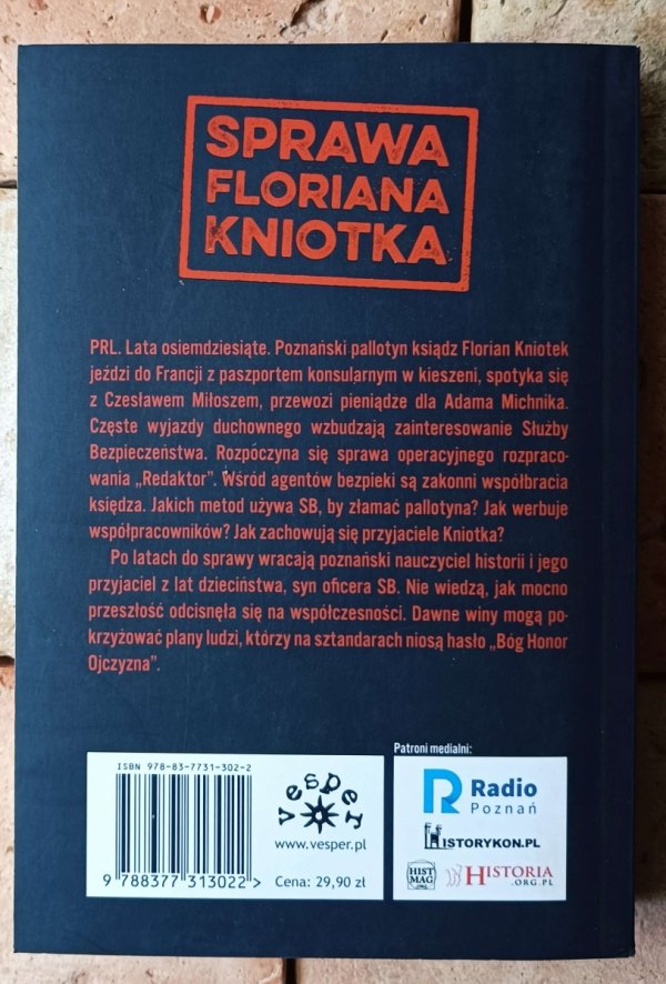 Piotr Świątkowski  Sprawa Floriana Kniotka - okładka