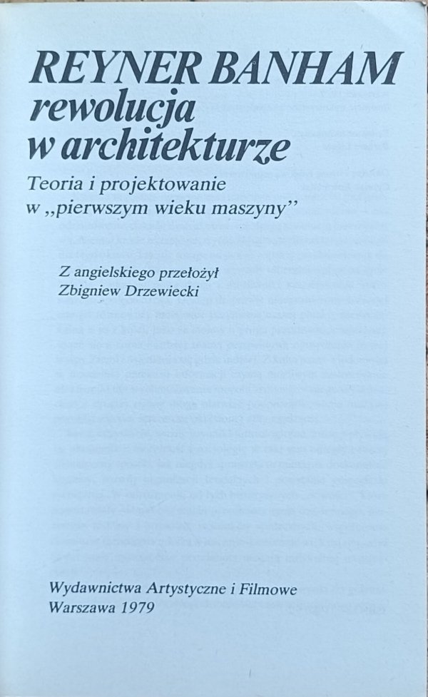 Reyner Banham - Rewolucja w architekturze