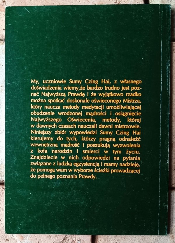 Suma Czing Hai Klucz do natychmiastowego oświecenia - okładka