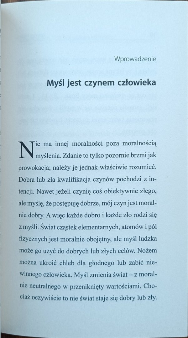 Michał Heller • Moralność myślenia  fragment