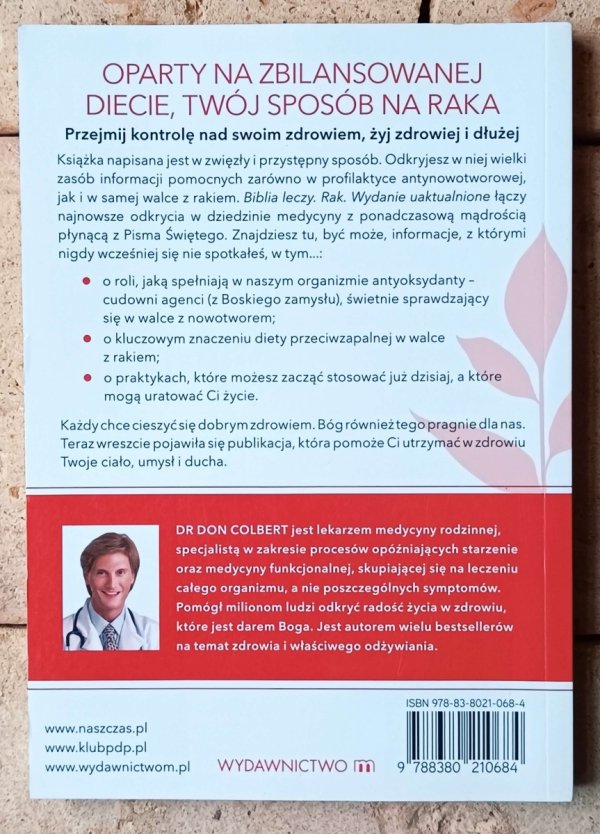 Don Colbert • Biblia leczy. Rak - okładka