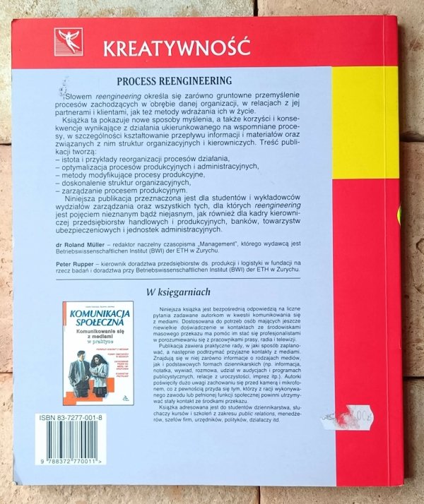 Roland Muller • Process Reengineering. Optymalizacja procesów zorientowanych na klienta - okładka