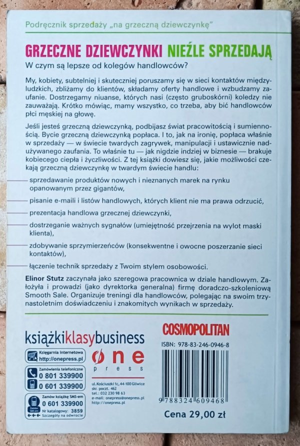 Elinor Stutz Grzeczne dziewczynki nieźle sprzedają - okładka