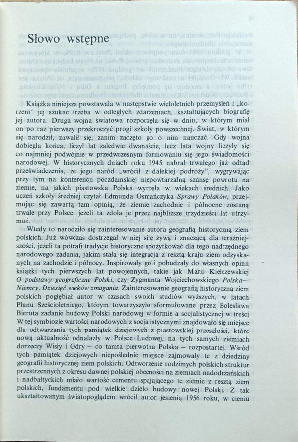 Andrzej Piskozub - Dziedzictwo polskiej przestrzeni. Geograficzno-historyczne podstawy struktur przestrzennych ziem polskich - wstęp