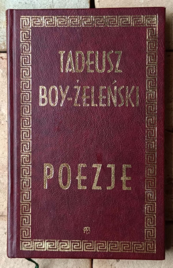 Tadeusz Boy Żeleński Poezje - okładka