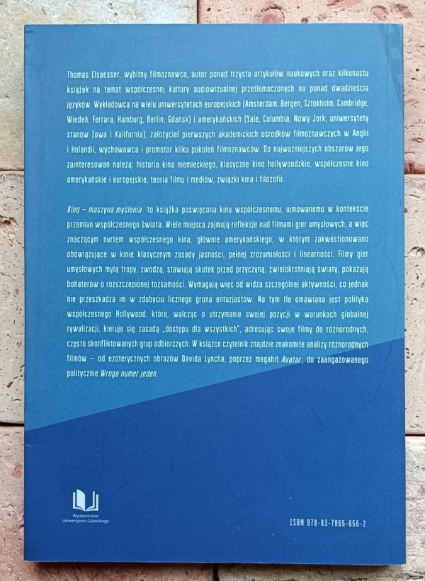 Thomas Elsaesser - Kino - maszyna myślenia. Refleksje nad kinem epoki cyfrowej - okładka