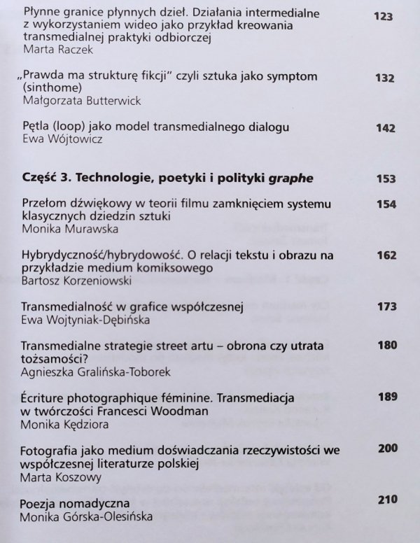 red. Tomasz Załuski Sztuki w przestrzeni transmedialnej