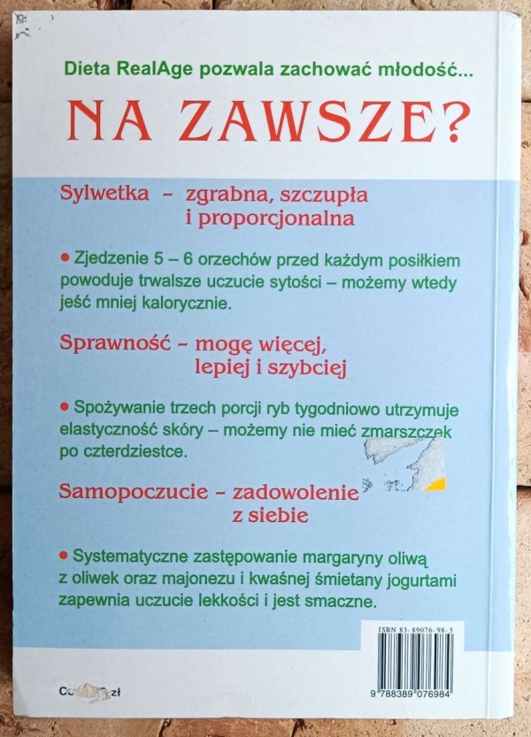 Michael Roizen • Dieta Real Age - okładka