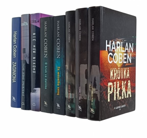 Harlan Coben x8 Krótka piłka Tęsknię za tobą Zaginiona i inne | komplet