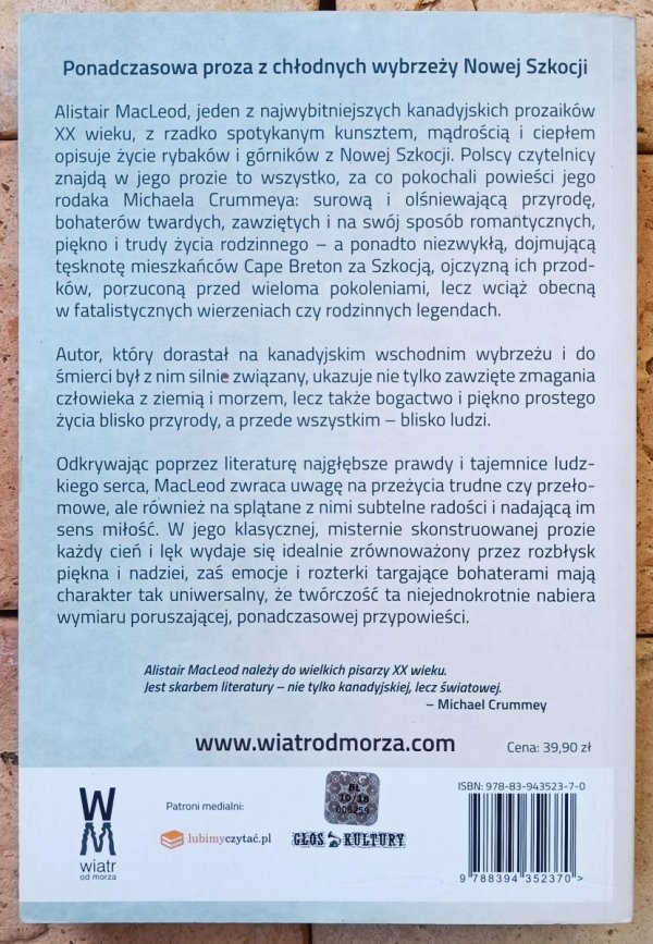 Alistair MacLeod Skoro ptaki czynią słońce