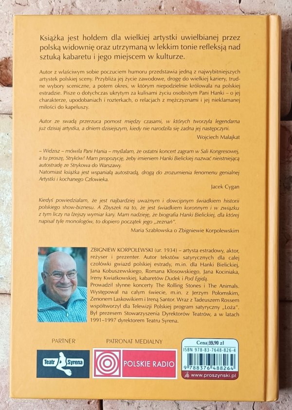 Zbigniew Korpolewski  Hanka Bielicka. Umarłam ze śmiechu - okładka