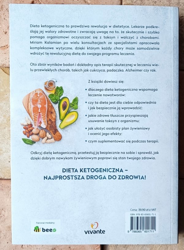 Miriam Kalamian • Dieta ketogeniczna w walce z rakiem - okładka