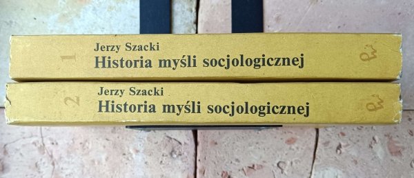  Jerzy Szacki • Historia myśli socjologicznej | 2 tomy - okładka