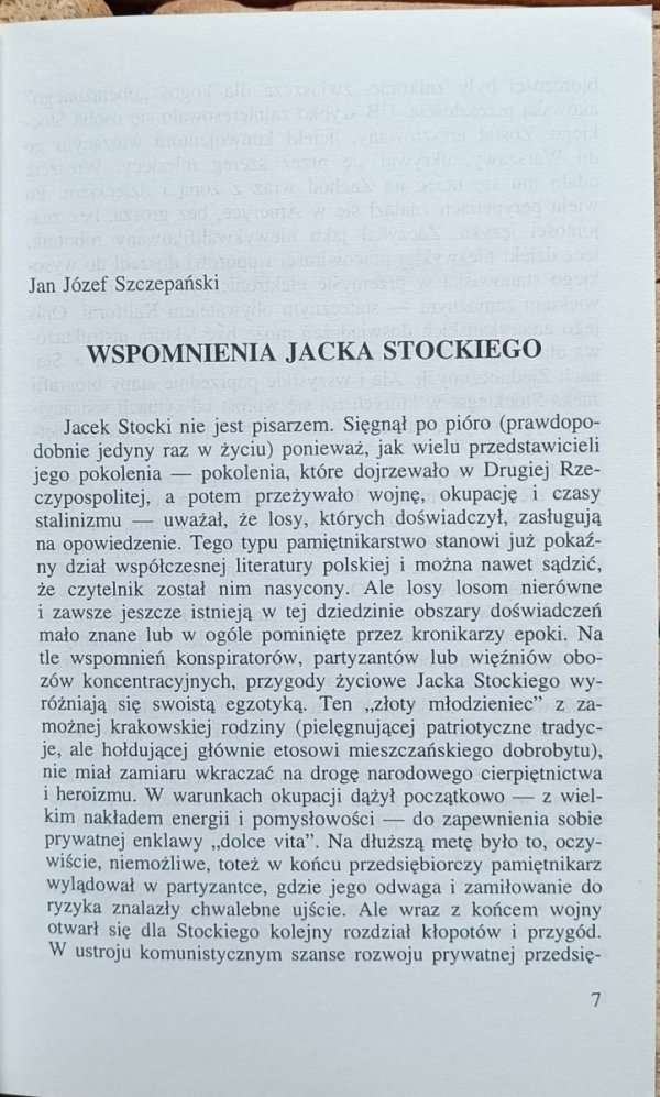 Jacek Stoicki-Sosnowski - Jedno życie cztery światy