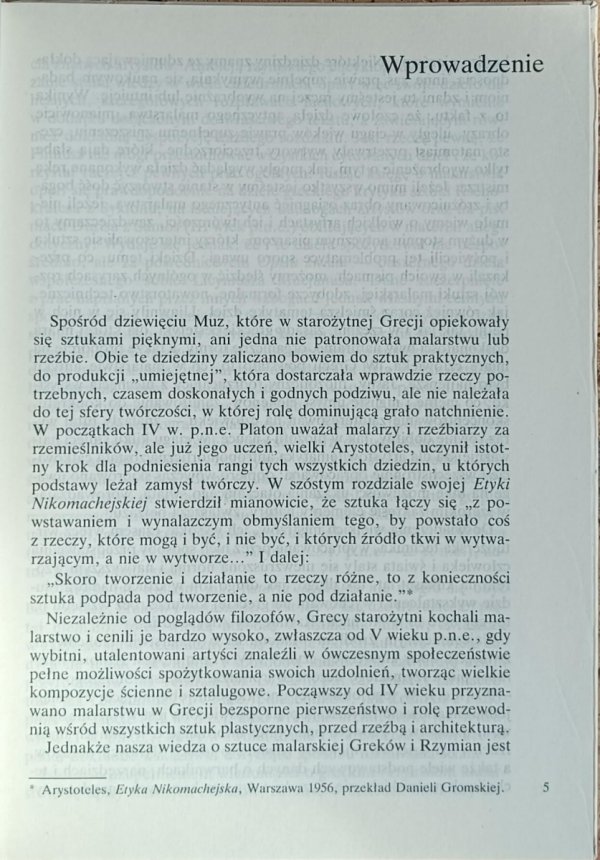 Maria Nowicka - Z dziejów malarstwa greckiego i rzymskiego - wprowadzenie
