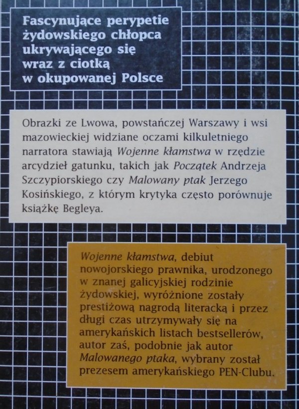 Louis Begley • Wojenne kłamstwa 