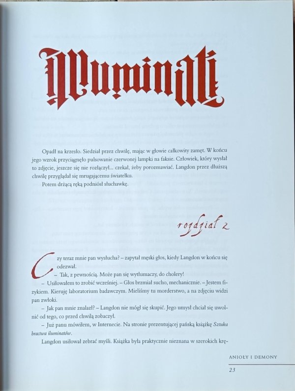 Dan Brown • Anioły i demony. Wydanie ilustrowane - fragment